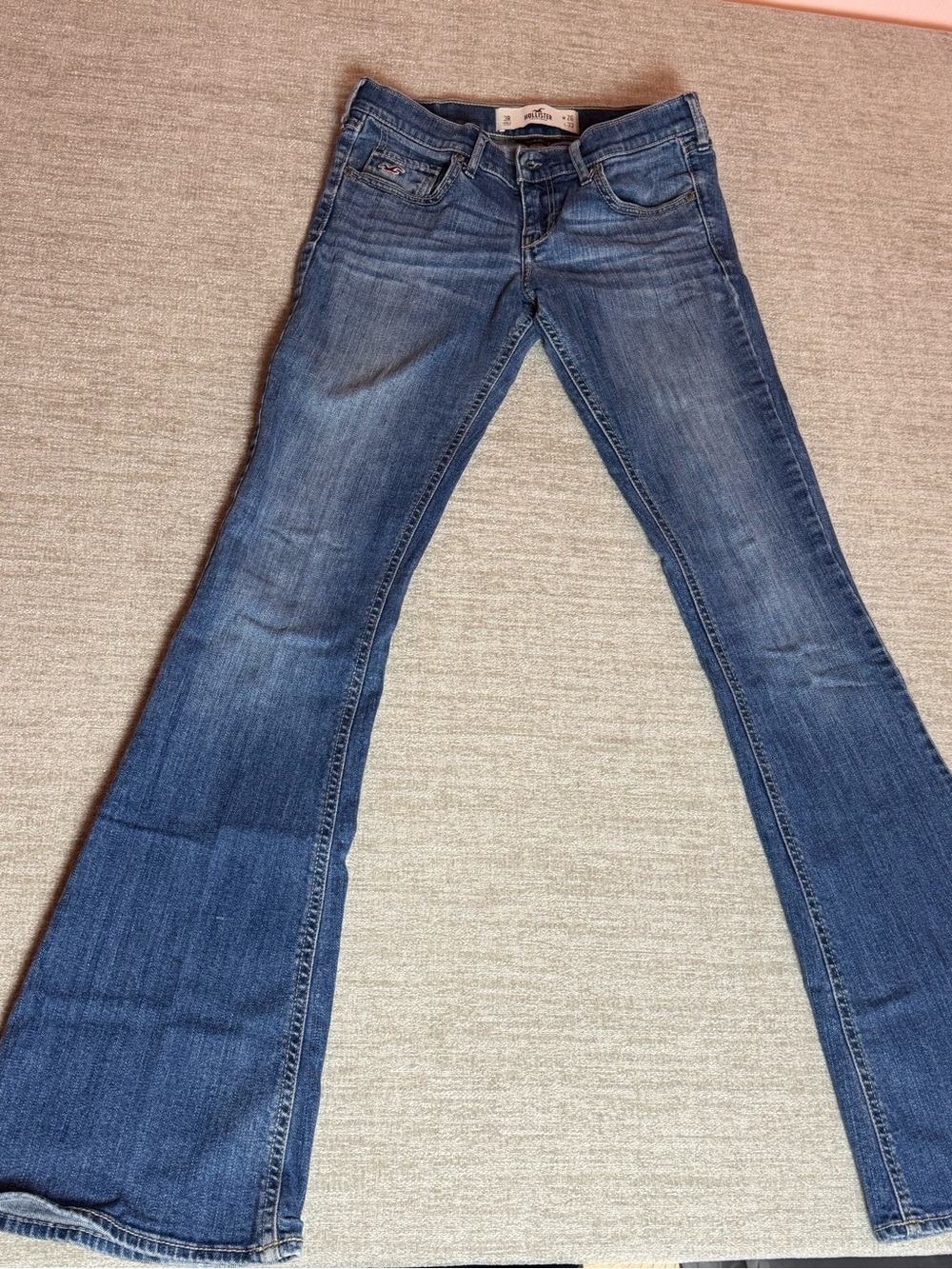 Hollister Y2k Low Rise Flare Jeans